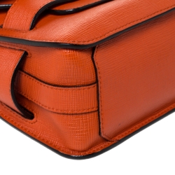 Pre Owned Proenza Schouler Orange Leather PS11 Mini Classic Crossbody Bag