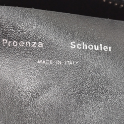 Proenza Schouler Silver Leather Shoulder Bag
