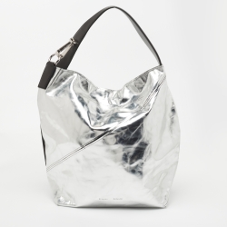 Proenza Schouler Silver Leather Shoulder Bag