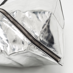 Proenza Schouler Silver Leather Shoulder Bag