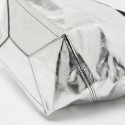 Proenza Schouler Silver Leather Shoulder Bag