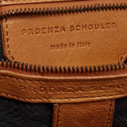 Proenza Schouler Brown Leather Large PS1 Top Handle Bag