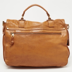 Proenza Schouler Brown Leather Large PS1 Top Handle Bag