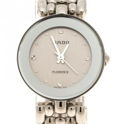 Rado Silver Stainless Steel Florence Women's Wristwatch 23 mm