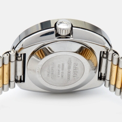 Rado Yellow Dial Tungsten Carbide Two-Tone Stainless Steel Diamond Diastar R12403633 Women's Wristwatch 27 mm