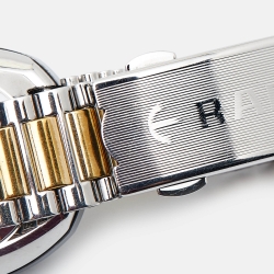 Rado Yellow Dial Tungsten Carbide Two-Tone Stainless Steel Diamond Diastar R12403633 Women's Wristwatch 27 mm