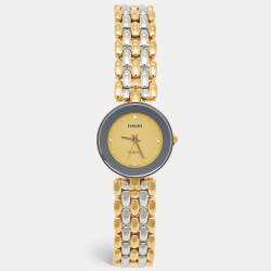 Rado Champagne Two-Tone Stainless Steel Florence R48745253 Women's Wristwatch