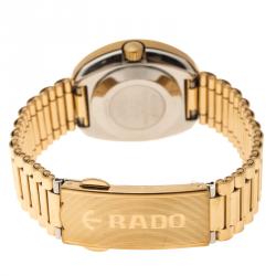 Rado Diastar Gold Plated SS Gold Women's Wristwatch 27 mm