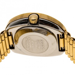 Pre Owned Rado Diastar Gold Plated Stainless Steel Women's Wristwatch 27 mm