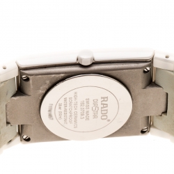 Rado Gold White Ceramica 01.152.0709.3.025 Women's Wristatch 27 mm