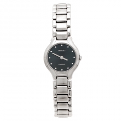 Pre Owned Rado Blue Stainless Steel Florence 322.3758.4 Women's Wristwatch 23 mm