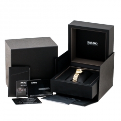 Pre Owned  ساعة يد نسائية رادو دياستار R2416634 مطلية PVD ذهب اصفر 27 مم