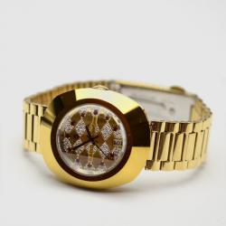 Pre Owned Rado Diastar Stainless Steel Diamond Ladies Wristwatch 35 MM