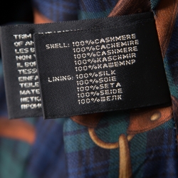 Pre Owned Ralph Lauren Brown Cashmere Logo Button Detail Dalphine Blazer S