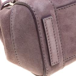 Pre Owned Ralph Lauren Lilac Suede Ricky Crossbody Bag