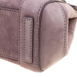 Pre Owned Ralph Lauren Lilac Suede Ricky Crossbody Bag