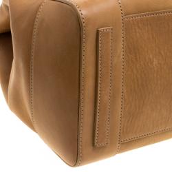 Pre Owned Ralph Lauren Brown Smooth Leather Ricky Top Handle Bag