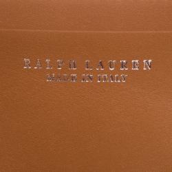Pre Owned Ralph Lauren Brown Leather Classic Tote