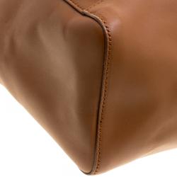 Pre Owned Ralph Lauren Brown Leather Classic Tote