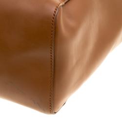 Pre Owned Ralph Lauren Brown Leather Classic Tote