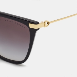 Pre Owned Ralph Lauren Black/Gold Gradient RL 8209 Square Sunglasses