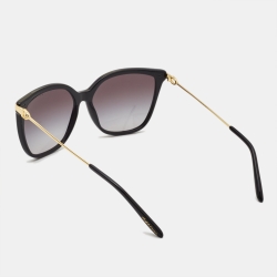 Pre Owned Ralph Lauren Black/Gold Gradient RL 8209 Square Sunglasses
