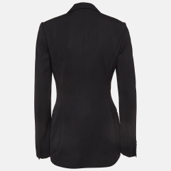 Pre Owned Ralph Lauren Black Wool Single Breasted Blazer S