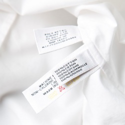 Pre Owned Ralph Lauren White Cotton Long Sleeve Button Front Shirt L