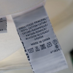 Pre Owned Ralph Lauren Off White Cotton Side Button Detail Pencil Skirt M