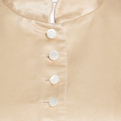 Pre Owned Ralph Lauren Beige Cotton and Silk Tailored Jacket L