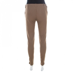 Pre Owned Ralph Lauren Brown Cotton Palermo Hudson Jodhpur Pants S