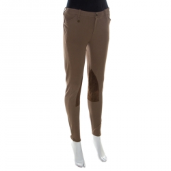 Pre Owned Ralph Lauren Brown Cotton Palermo Hudson Jodhpur Pants S