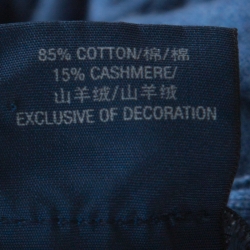 Pre Owned Ralph Lauren Blue Cashmere Blend Boyfriend Fit Cardigan XL