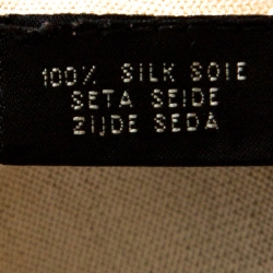 Pre Owned Ralph Lauren Cream Silk Button Front Cardigan S 