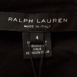 Pre Owned Ralph Lauren Monochrome Houndstooth Silk Austin Shirt Dress S