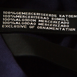 Pre Owned تي شيرت رالف لورين أزرق كحلي بالشعار S 