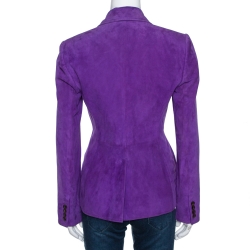 Pre Owned جاكيت رالف لورين إمباير سويدي كلاسيكي مقاس متوسط (ميديوم)