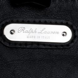 Pre Owned Ralph Lauren Tri Color Calf Hair Soft Leather Ricky Tote