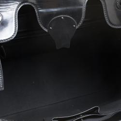 Pre Owned Ralph Lauren Black Patent Leather Ricky Tote