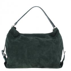 Ralph Lauren Suede Python Feed Bag