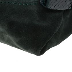 Ralph Lauren Suede Python Feed Bag