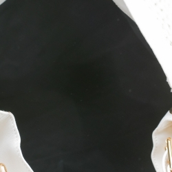 Pre Owned Ralph Lauren White Woven Leather Hobo