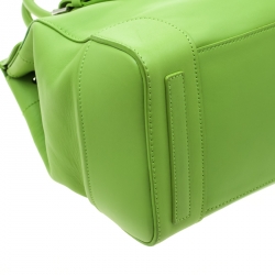 Pre Owned Ralph Lauren Light Green Soft Leather Ricky 33 Tote