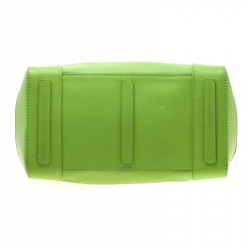 Pre Owned Ralph Lauren Light Green Soft Leather Ricky 33 Tote