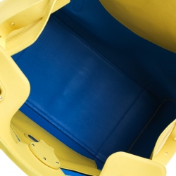 مملوكة مسبقًا حقيبة رالف لورين ريكي 33 جلد ناع مة ميتالك صفراء