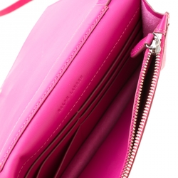 Pre Owned Ralph Lauren Pink Leather Mini  Vachetta Stirrup Crossbody Bag