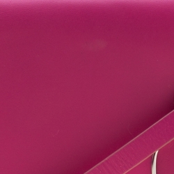 Pre Owned Ralph Lauren Pink Leather Mini  Vachetta Stirrup Crossbody Bag