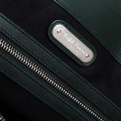 Pre Owned Ralph Lauren Green Leather Ricky Tote