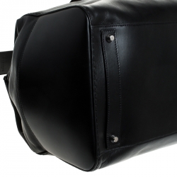 Ralph Lauren Black Leather Ricky Suitcase