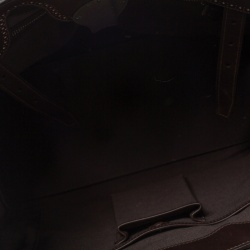 Pre Owned Ralph Lauren White/Brown Leather Brogues Ricky Tote